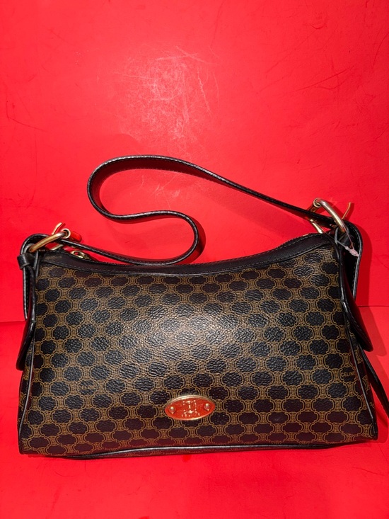 Celine Handbags - 🛑SOLD🛑CELINE Macadam Pattern Shoulder Bag